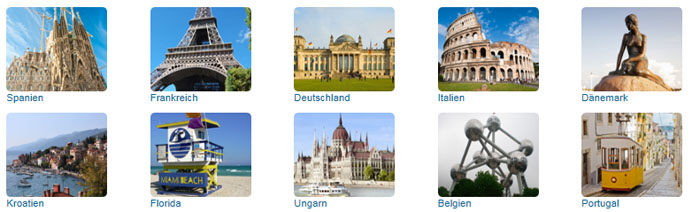 expedia.de Destinationen