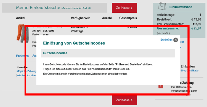 bonprix.de Gutschein