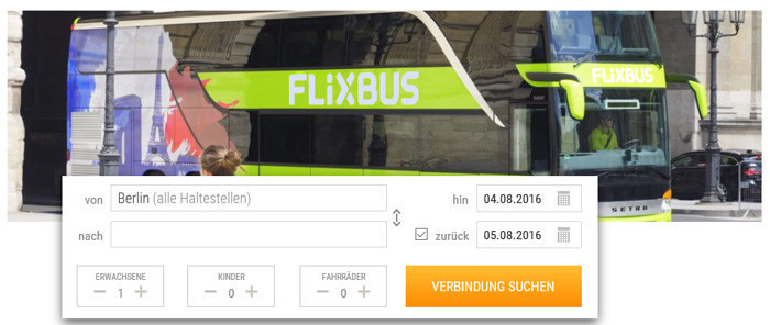 flixbus.de Buchung