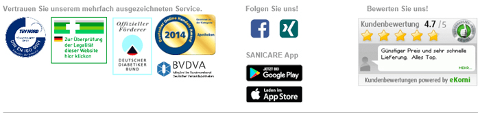 sanicare.de Service