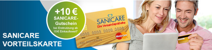 sanicare.de Vorteilskarte