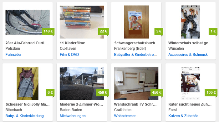 ebay.de Kleinanzeigen