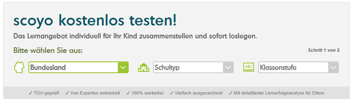 scoyo.de Testzugang