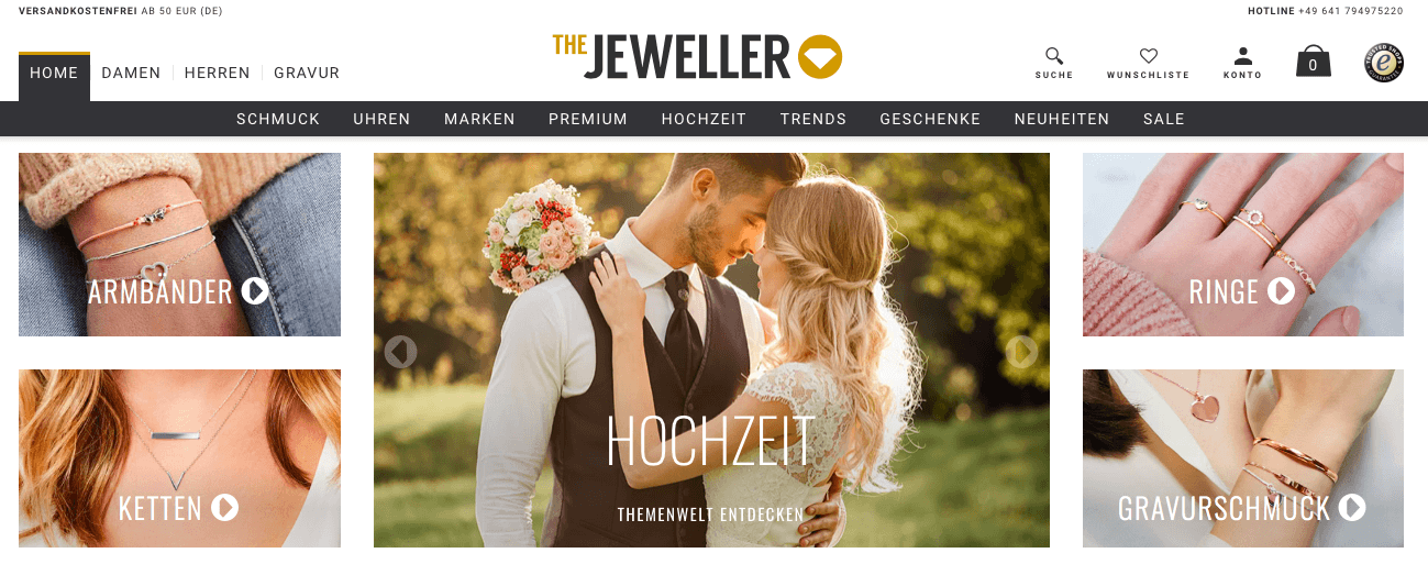 The Jeweler Webseite