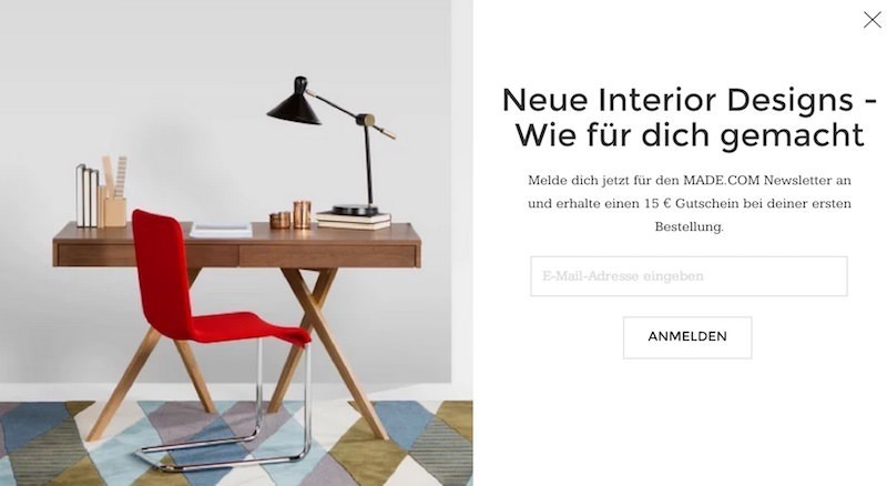 Made.com Newsletter