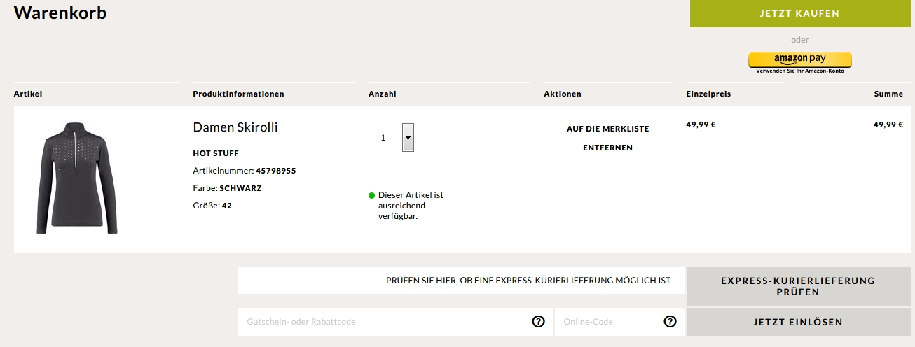 Engelhorn Gutschein einlösen