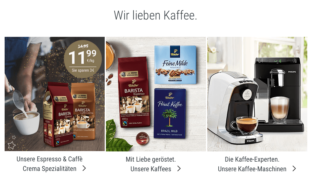 Tchibo Kaffee online