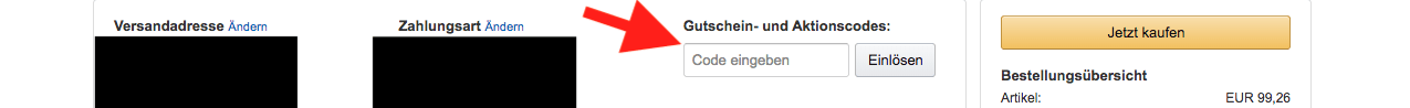 Amazon - Gutscheincode