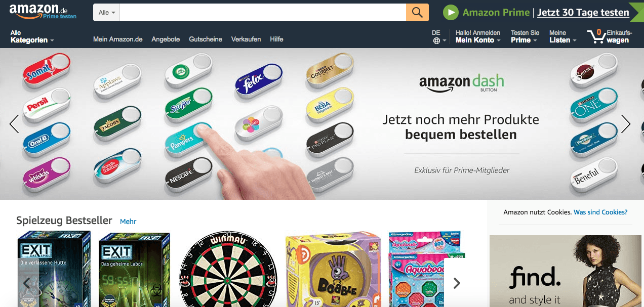 Amazon - Startseite