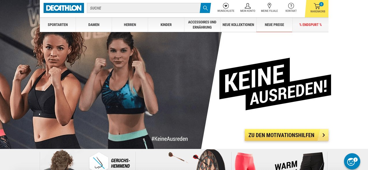 Decathlon - Startseite