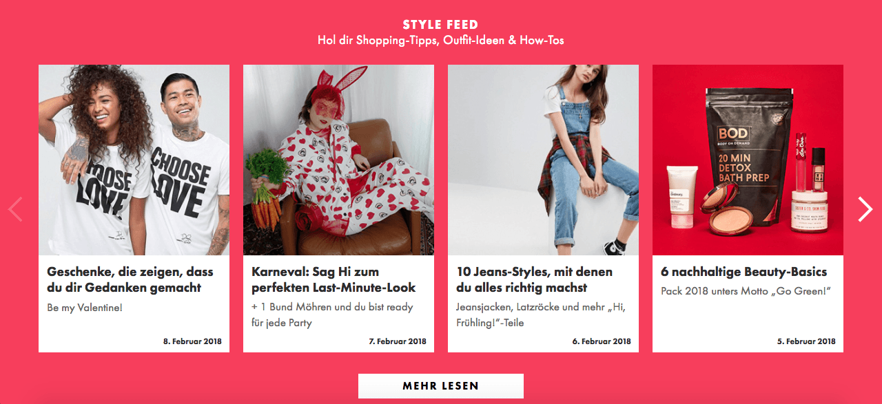 ASOS Inspirationen