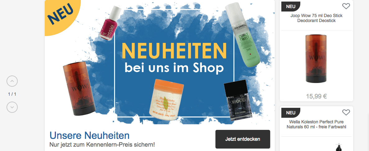 Pillashop Neuheiten